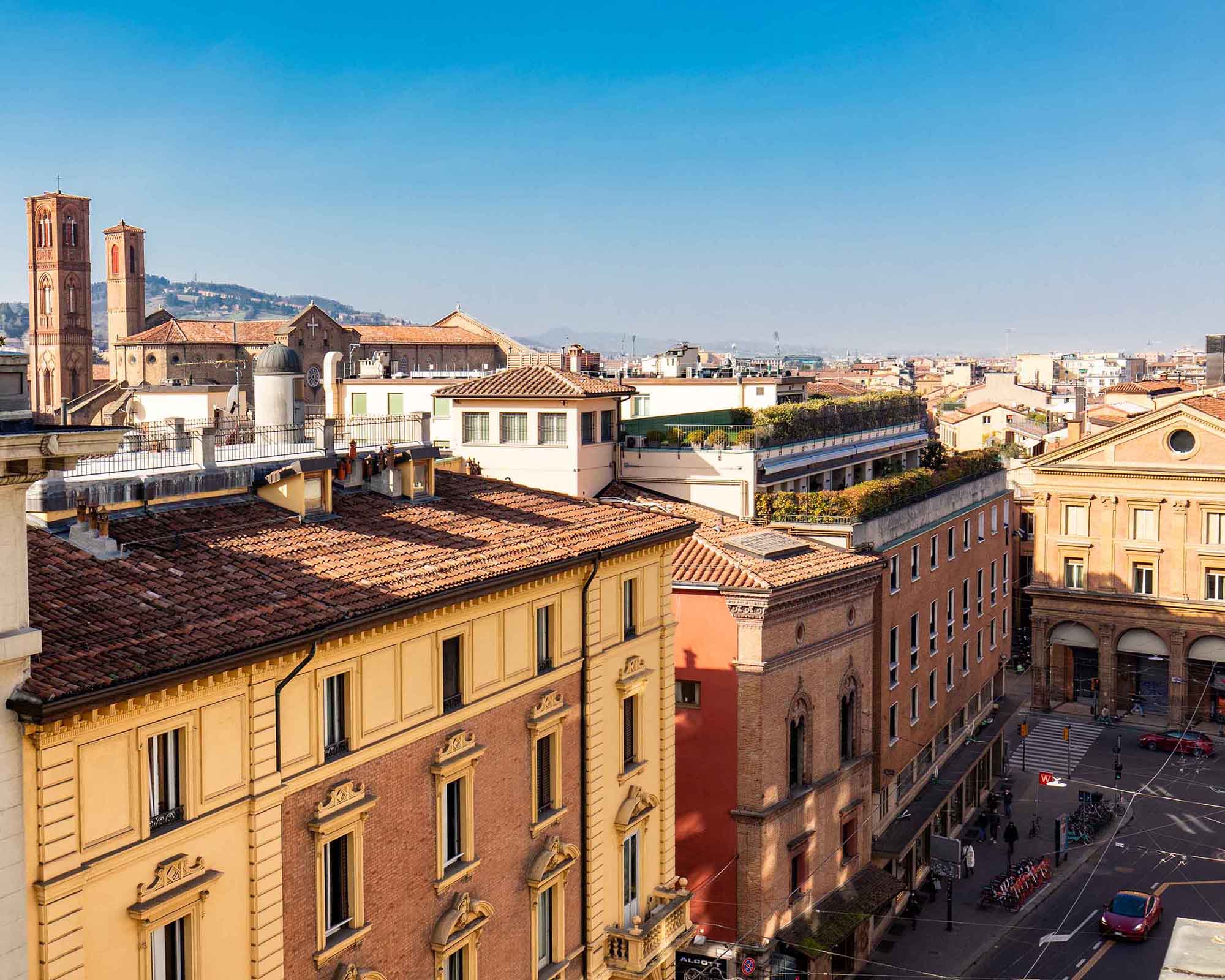 Creasystem esterno uffici arredati sede bassi Bologna